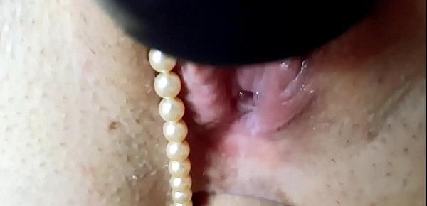  Young British Milf Takes A Load In Her Ass Wearing Pearl Thong